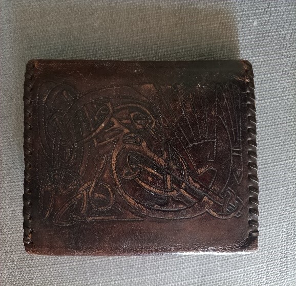 Leather Wallet made by Interviewees brother William at Heatherside Sanatorium